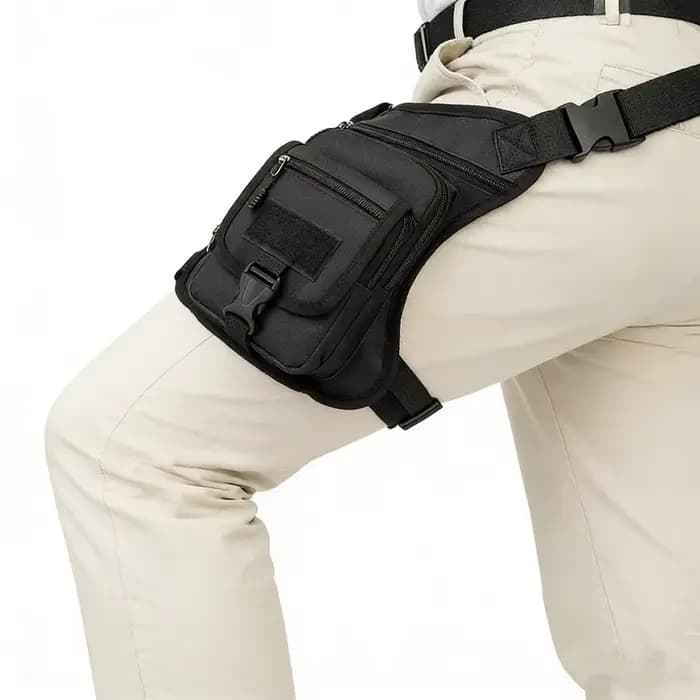 Sacoche de cuisse multifonctionnelle pour moto