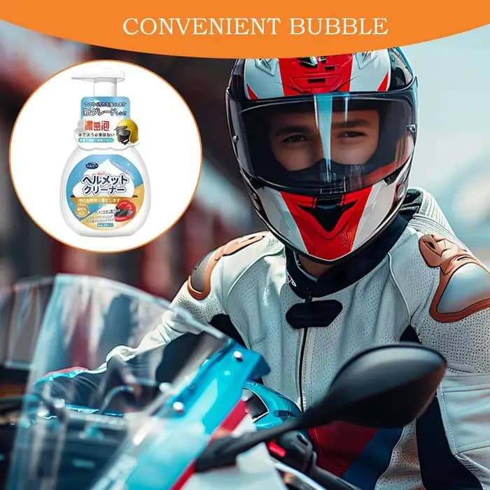 Nouveau Nettoyant Mousse pour Casque Moto Nettoyage à Sec du Doublure Intérieure 300ml Détachant pour Gants