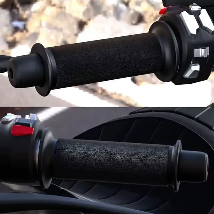 Poignées chauffantes pour moto 12V USB 3 vitesses