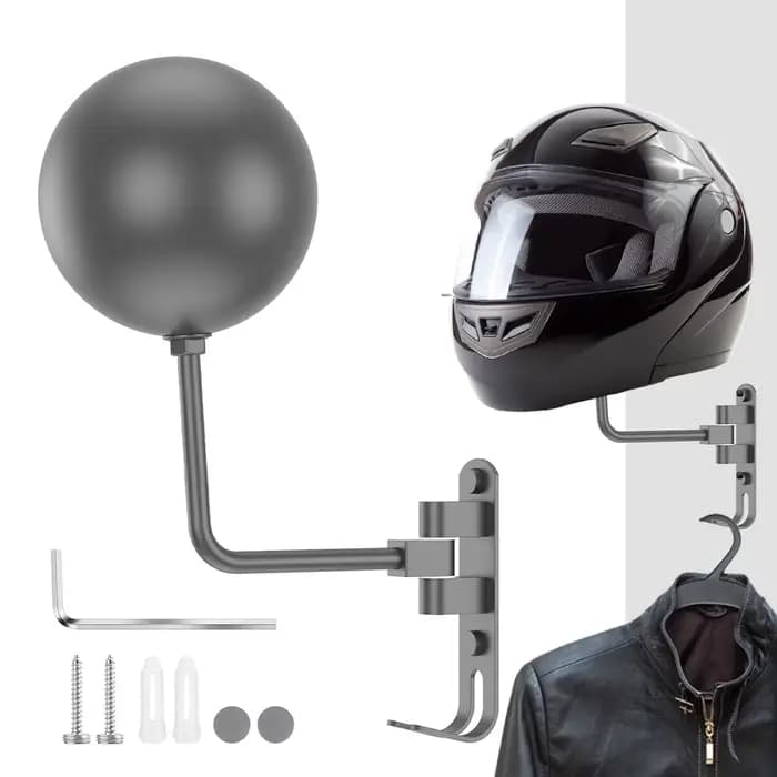 Support mural pour casque de moto