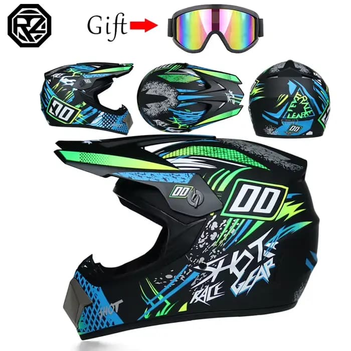ORZ casque tout-terrain professionnel pour enfants voiture de sport descente AM DH