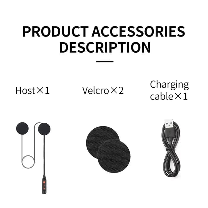 Casque de moto sans fil