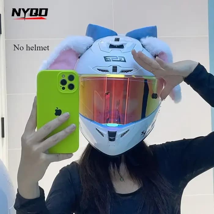 Décoration de casque de Moto