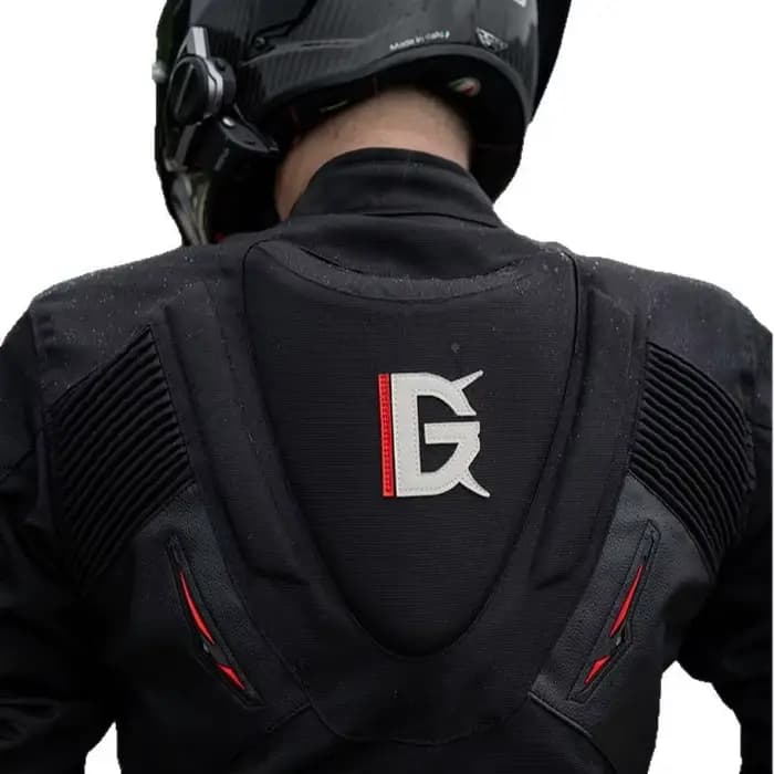 Ensemble de combinaison de moto avec protection airbag intégrée