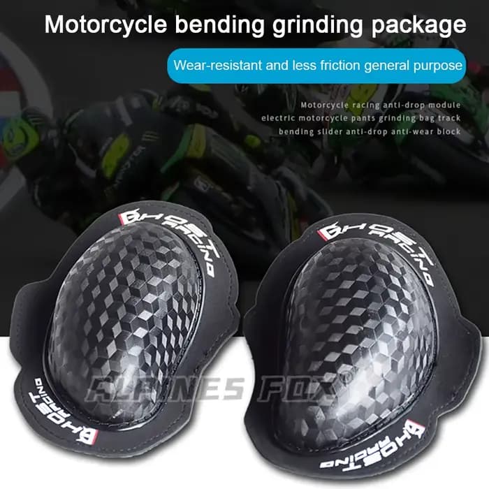 Genouillères universelles pour pantalons de moto, motocross, course, cyclisme, Sport, équipement de protection, genouillères, curseurs, housse de protection
