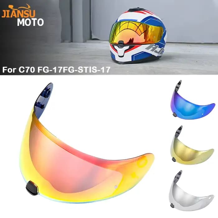 Visière de casque HJ-20M adaptée pour HJC C70 FG-17 IS-17 FG-ST HJ-20ST