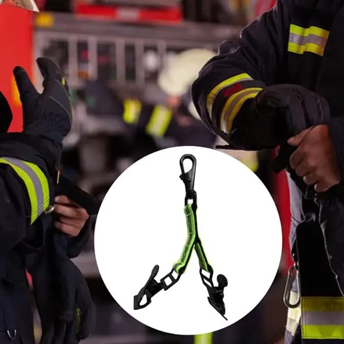 Clips à gants, sangle de gant de pompier