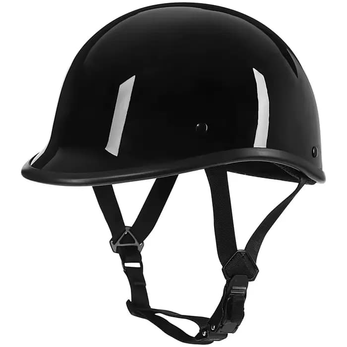 Casque de moto classique rétro à visage ouvert