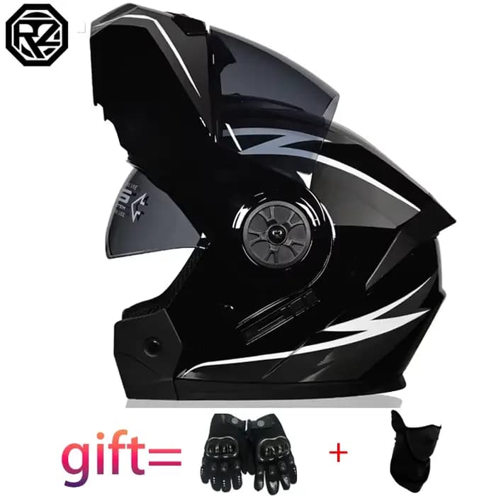 Casque de moto à rabat modulaire de sécurité approuvé DOT