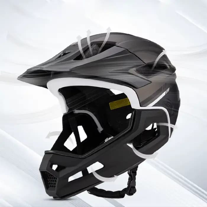Casques de vélo intégraux casque vtt détachable pour VTT adulte course moto équitation