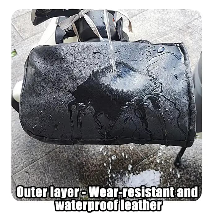 Manchons de guidon de moto d'hiver