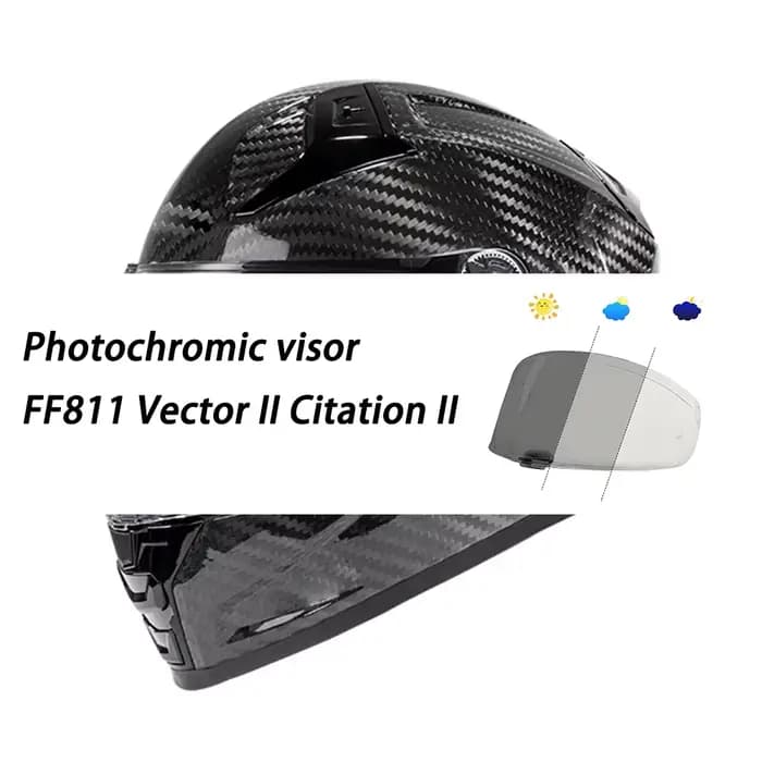 Lentille photochromique de remplacement pour casque