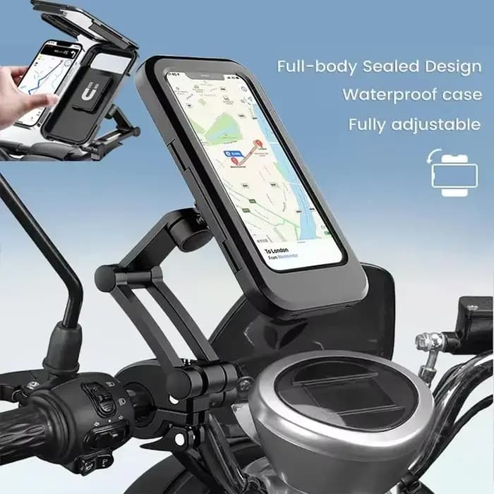 IP6X étanche moto vélo support pour téléphone portable magnétique universel