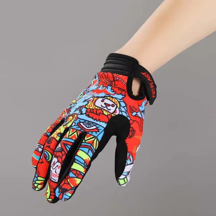 Gants de moto tout-terrain anti-usure et respirants Fistplast pour la conduite