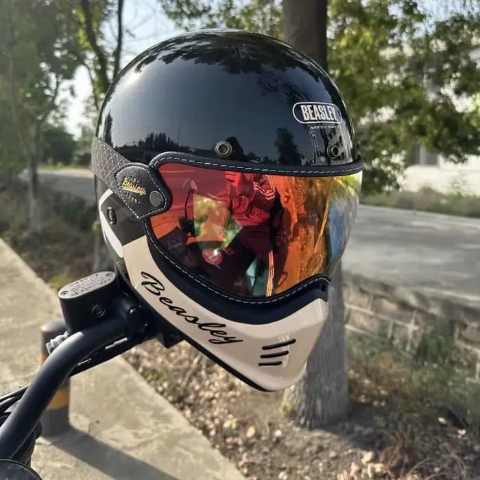 Casque de moto électrique BEASLEY certifié ECE