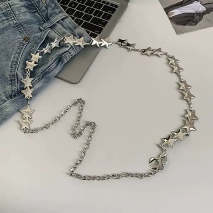 Chaîne de taille en argent pour femmes, accessoires Sexy, Design ethnique rétro, chaîne de ceinture en métal, chaîne de ventre pour femmes