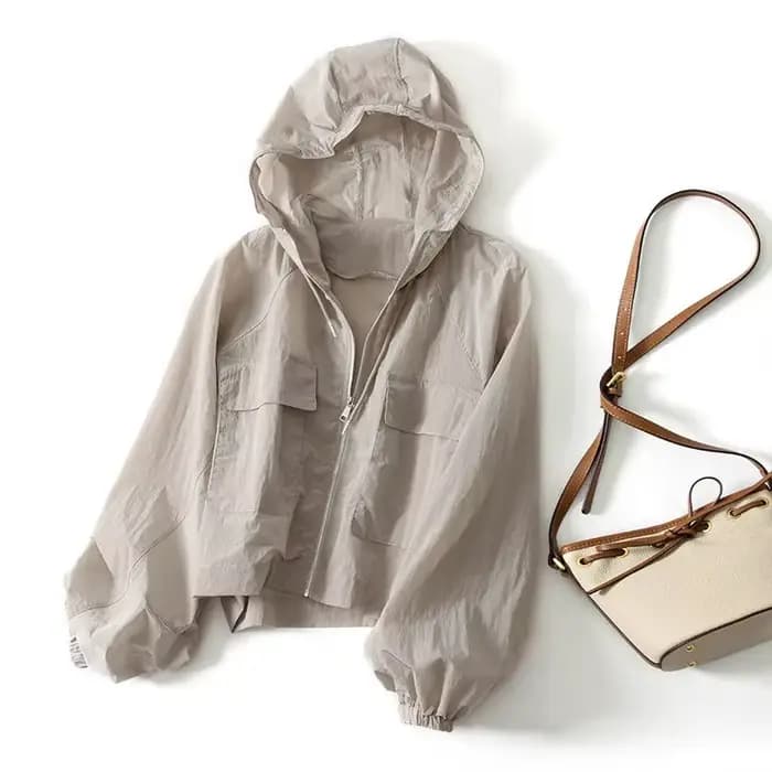 Veste d'été ample à manches longues pour femmes, imperméable, séchage rapide, simplicité, vêtements fins de protection solaire, manteau Anti-femmes, Sports de plein air