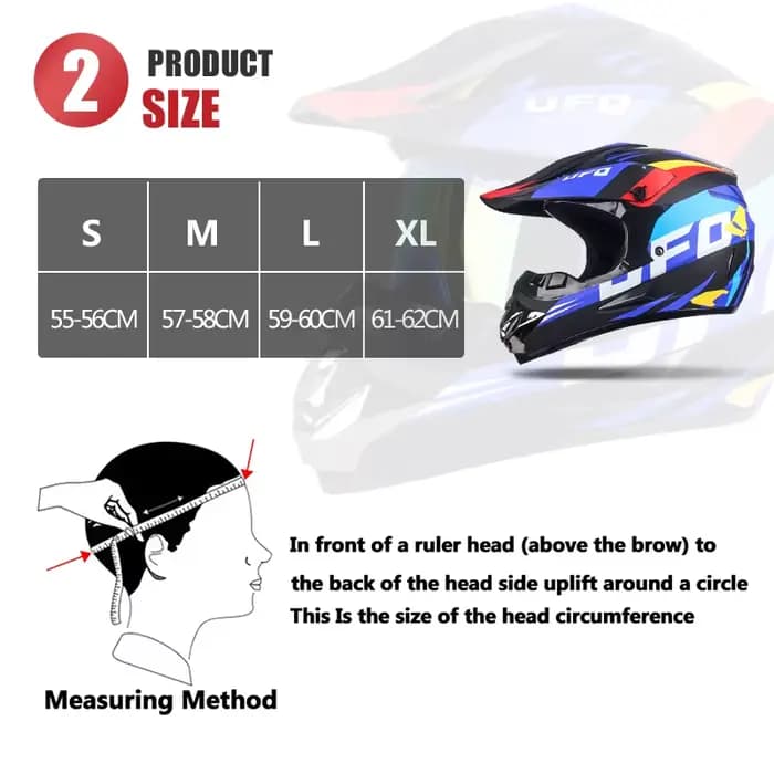 UCHOOSE casque De Moto requin Motocross