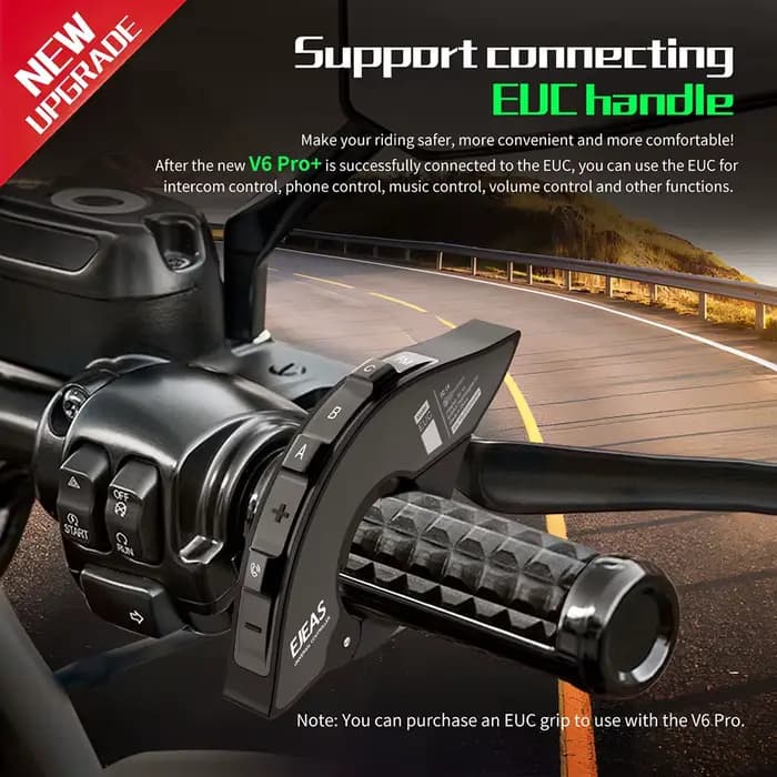EGuitar-Oreillette Bluetooth 1200 pour Casque de Moto