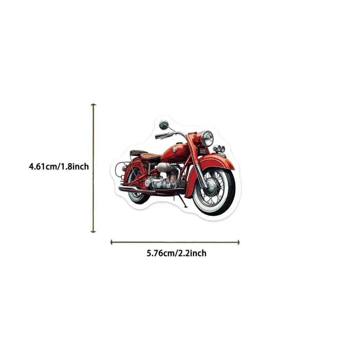 Autocollants de moto imperméables pour hommes