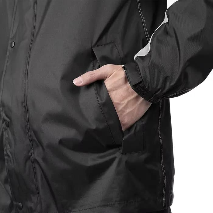 Ensemble imperméable réfléchissant léger pour le travail