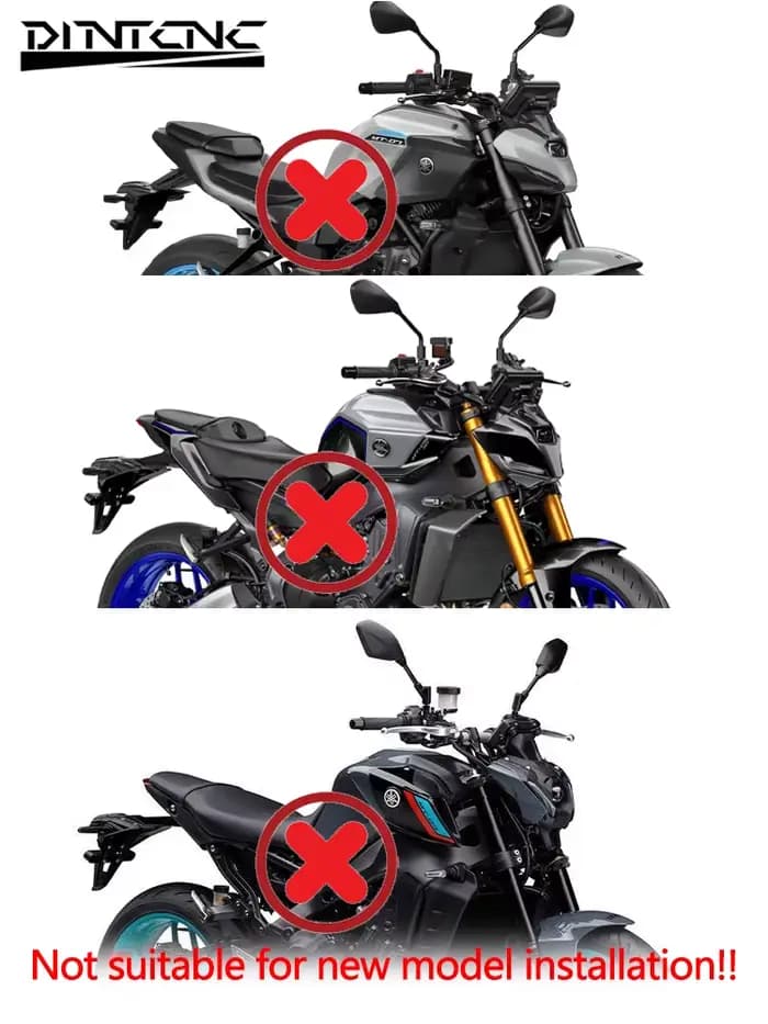Rétroviseurs latéraux rotatifs pour guidon de moto Yamaha MT-07