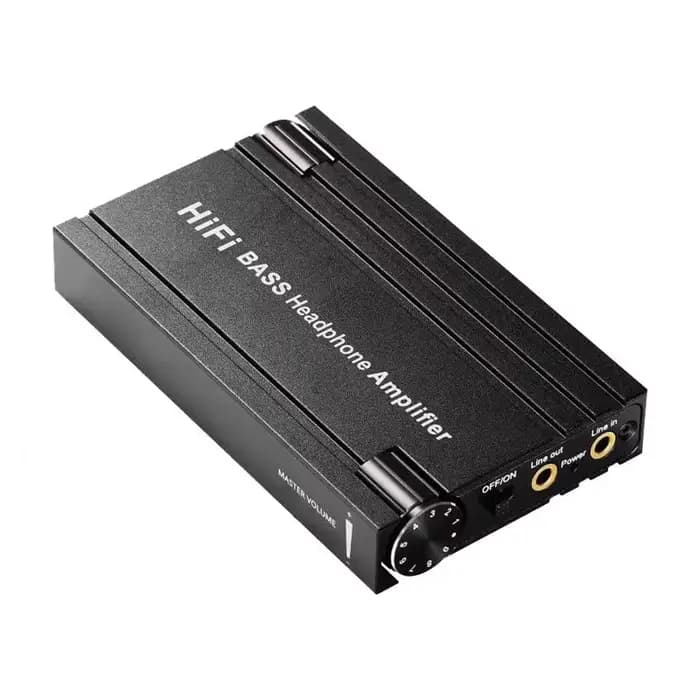 IER-Amplificateur HiFi Bass pour écouteurs, amplificateur de téléphone de sauna aste, entrée AUX 3.5mm, sortie avec contrôle du volume pour la croissance matinale, 600Ω