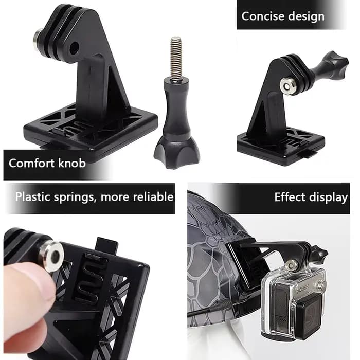 Support de casque tactique pour caméra d'action Gopro Hero