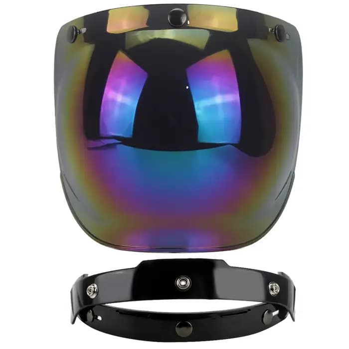 2018 Top qualité moto pare-brise Vintage casque Style