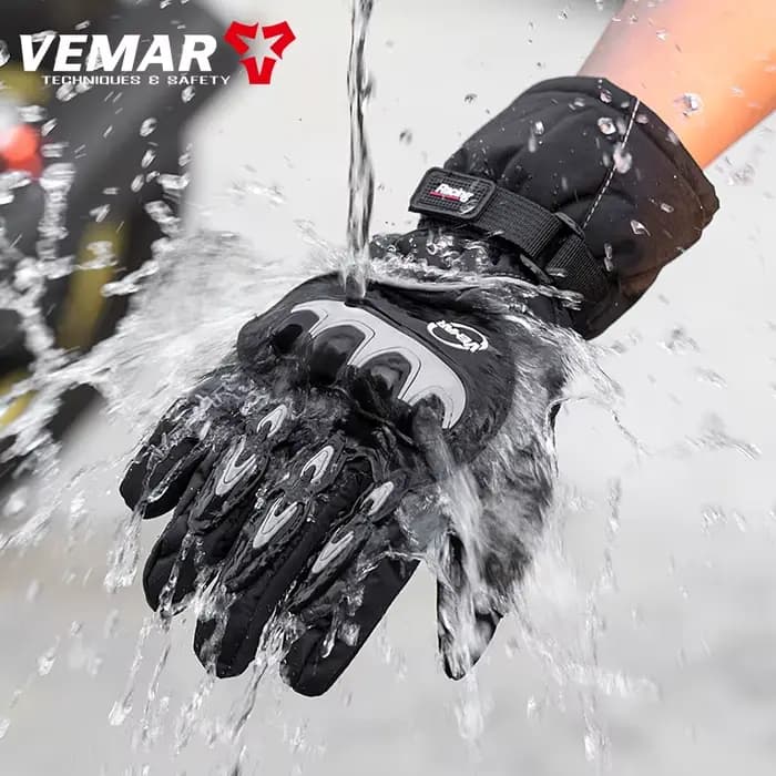 Vemar – gants de moto chauds et épais