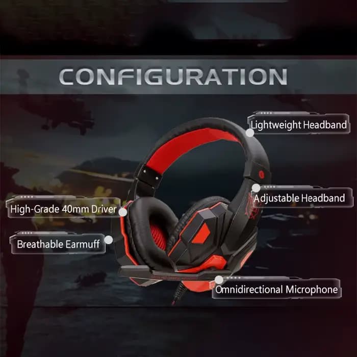 Casque de jeu filaire avec microphone réglable à 120 °, PS4, PS5, Xbox, smartphone, ordinateur portable, PC, basse stéréo, casque de joueur