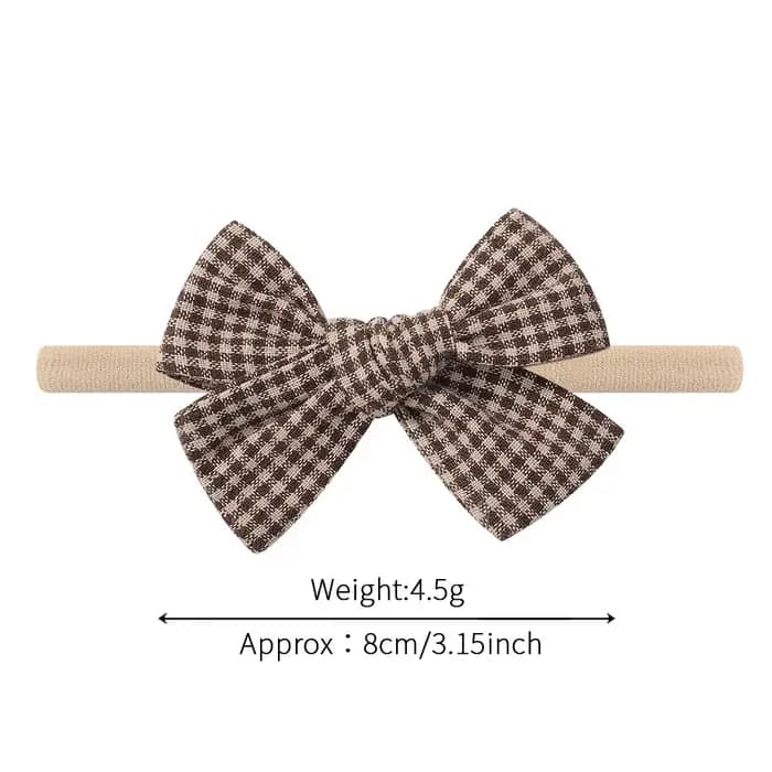 1 pièces bébé fille bandeau infantile cheveux accessoires nœud papillon point bande nouveau-né chapeaux diadème bandeau cadeau tout-petits ruban