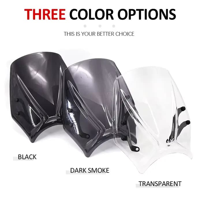 Pare-brise de moto en acrylique pour Triumph Trident