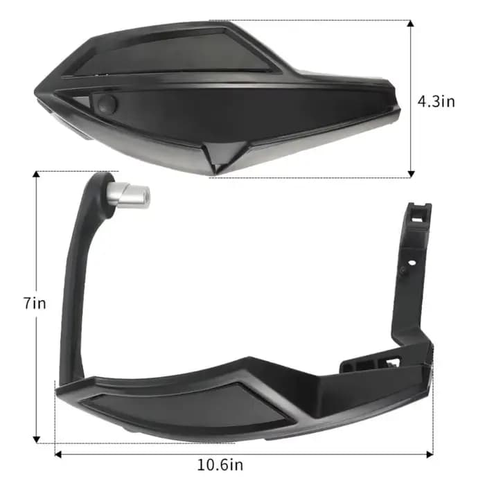 Protège-mains pour ATV, guidon, déflecteur vent Can