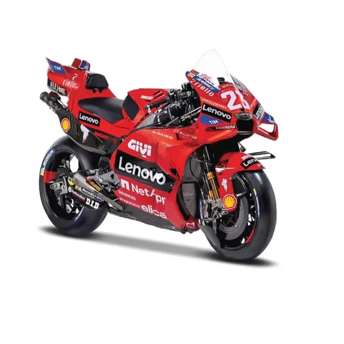 Nouveau en Stock Maisto 1:18 Ducati Lenovo Team 2024 série Champion Version Misano livrée alliage Miniature