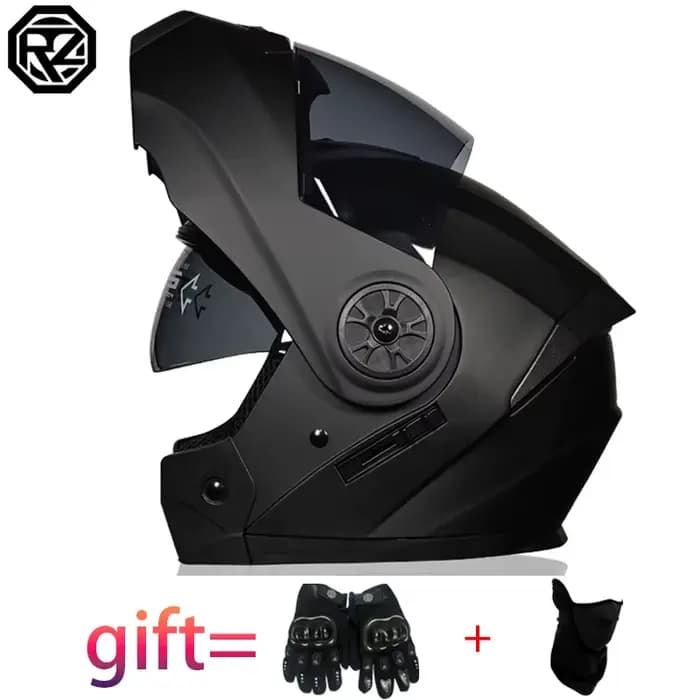 Casque de moto à rabat modulaire de sécurité approuvé DOT