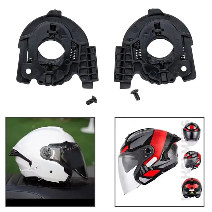 Base de visière de casque en plastique robuste