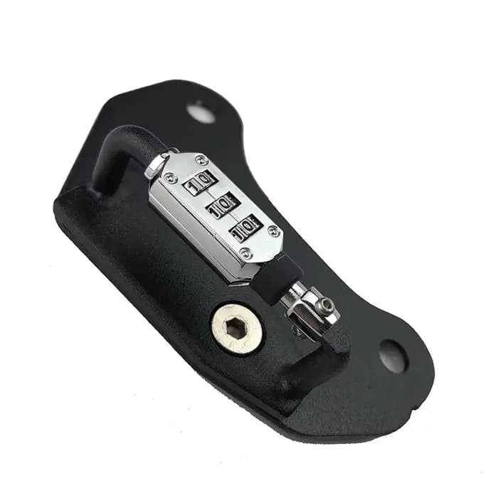 Serrure de casque avec mot de passe pour moto