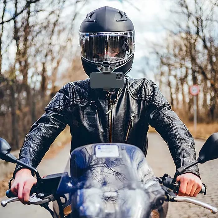 Support de téléphone pour casque de moto