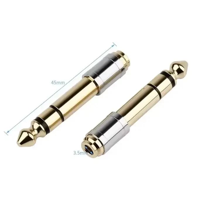 Adaptateur Audio Jack 3.5 à 6.35, convertisseurs 6.5mm à 3.5mm, connecteur mâle femelle, prise casque 6.3mm, électronique grand public