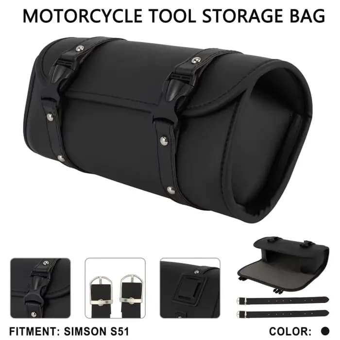 Sac de rangement d'outils de moto, nouveau sac en cuir étanche, sacs de décoration, accessoires de pièces pour Simson SIMSON S51 Dirt Pit moto