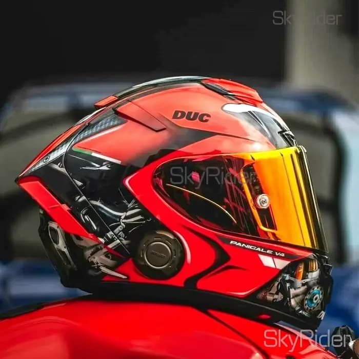 Casque De moto intégral X14 rouge