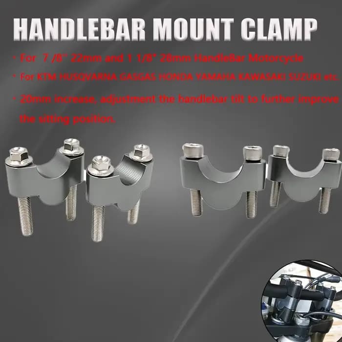 Accessoires de moto 28mm 1 1/8 "22mm 7/8"