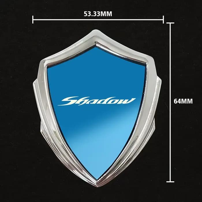 Accessoires de moto accessoires métalliques 3D autocollants de moto pour honda Shadow
