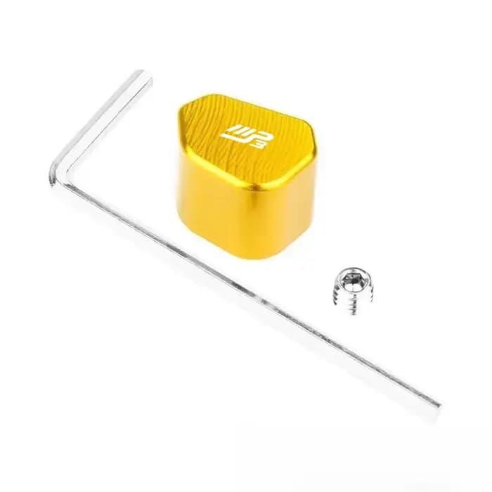 Accessoires de bouton de commutation de clignotant de moto en aluminium