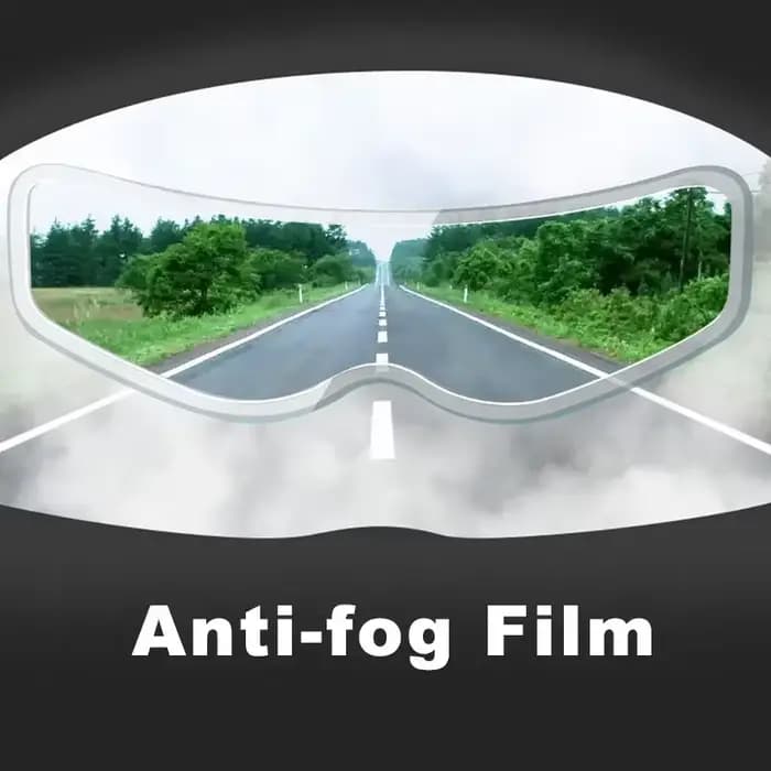 Film de pluie Transparent Anti-buée pour casque de moto
