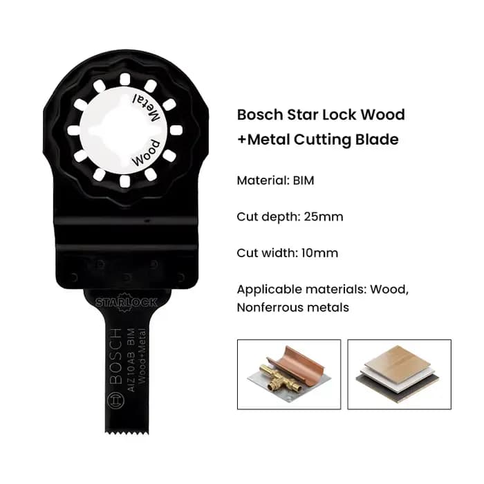 Bosch-Lame de Scie Oscillante Starlock AIZ 10 AB
