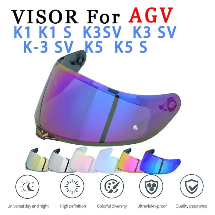 Lentille de casque pour AGV K5 K5S K3SV K1 K1S Compact ST