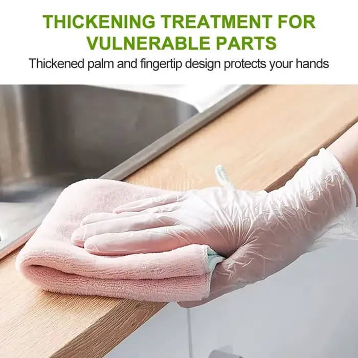 Gants de poulet transparents en TPE sans latex, coordonnants, acide, sécurité au travail, qualité alimentaire, ménage, livres, 100 pièces