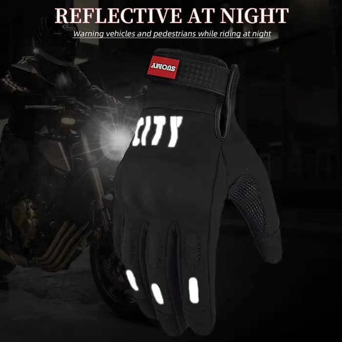 Gants de moto d'équitation de ville pour hommes et femmes